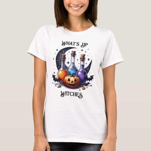 T-shirt Potions de sorcière Halloween (Devant)