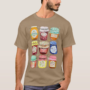 T-shirt Pots de confiture drôles pour hommes femmes cadeau