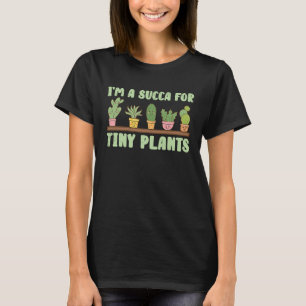 T-shirt Pots de jardinage Plantes Succulent Green Botanica