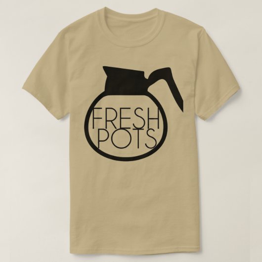 T-shirt Pots frais (Design devant)