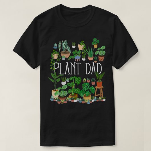 T-shirt Potted Plant Dad (Design devant)