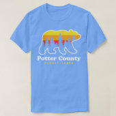 T-shirt Potter Comté Pennsylvanie Chasse aux ours Camping (Design devant)