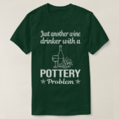 T-shirt Potter Potterie Boisson Vin (Design devant)