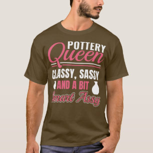 T-shirt Potterie Drôle Potter Femmes Argile Kiln