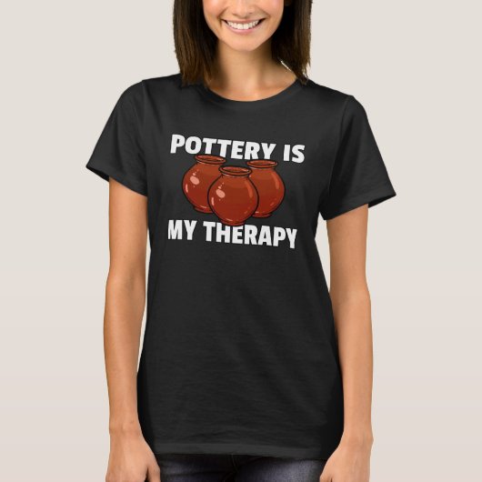 T-shirt Pottery Ceramic  For Pot Artists Maker (Devant)