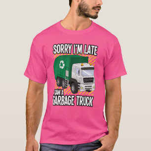 T-shirt Poubelle Souriante Camion Vaisselle Conservoirs Re