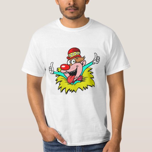 T-shirt Pouce Haut, amusant clown, (Devant)
