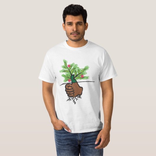 T-shirt Pouce vert (Devant entier)