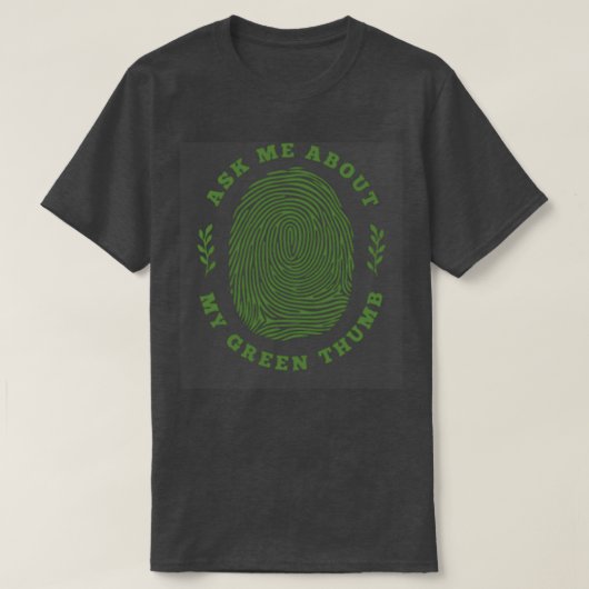 T-shirt Pouce verte 4 (Design devant)