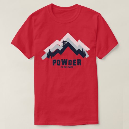 T-shirt Poudre Au Peuple 1 (Design devant)