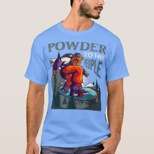 T-shirt Poudre Au Peuple Snowboard