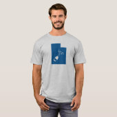 T-shirt Poudre de champagne Utah (Devant entier)