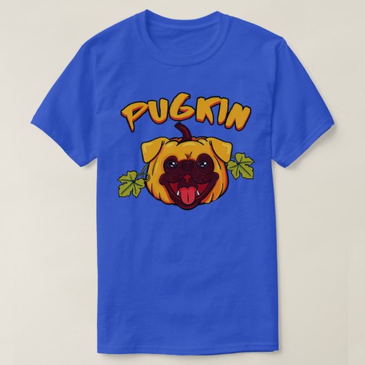 T-shirt Pougkin Halloween Trick Ou Traiter Carlin Citrouil (Design devant)
