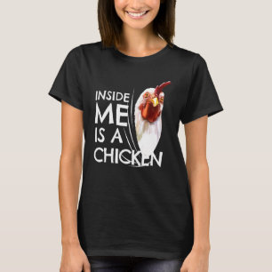 T-shirt Poule à l'intérieur de mes vêtements enfants agric