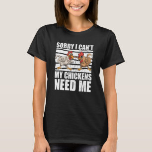 T-shirt Poule Agriculteur Animal de ferme Oiseau Élevage