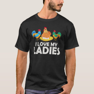 T-shirt Poule Animaux de la ferme Fermier Volailles Oisea