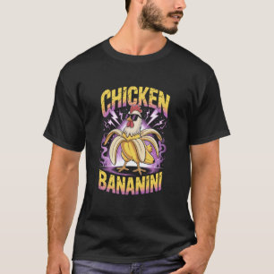 T-shirt Poule cool banane avec lunettes de soleil drôle