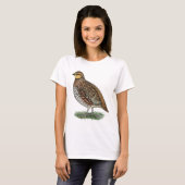 T-shirt Poule de cailles (Devant entier)