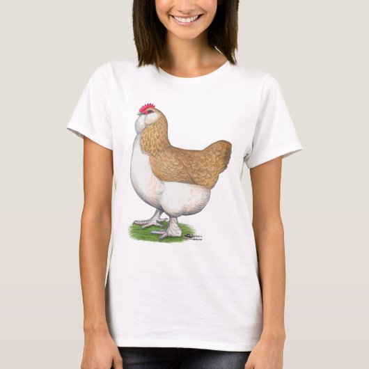 T-shirt Poule de Faverolle (Devant)