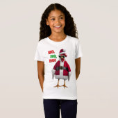 T-Shirt Poule de Noël (Devant entier)