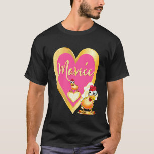 T-SHIRT POULE DRÔLE MARIAGE FRANÇAIS CANADIENNE MARIÉE BRI