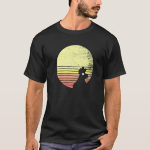 T-shirt Poule effrontée Sunset Retro Chicken