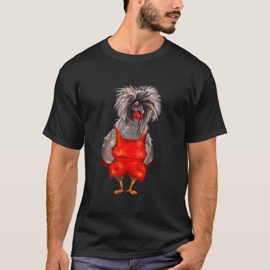 T-shirt Poule fermière à crête (Devant)