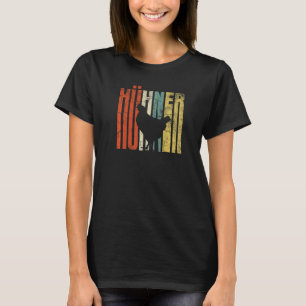 T-shirt Poule fermière de grunge rétro disant
