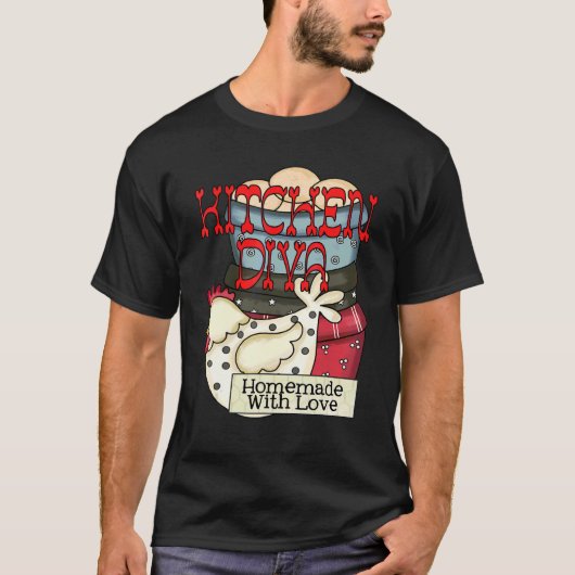 T-shirt Poule Kitchen Diva (Devant)