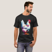 T-shirt Poule Leghorn (Devant entier)