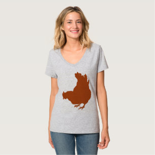 T-shirt Poule [poulet, agriculteur, oeufs organiques]