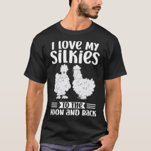 T-shirt Poule Soie Poule en Soie Éleveur de Poules Soie Ma