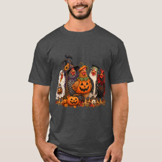 T-shirt Poules d'Halloween
