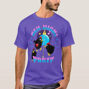 T-shirt Poules drôles Soirée de poulet humour de fête