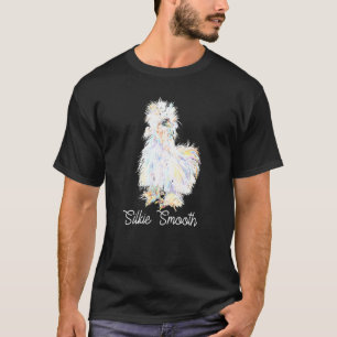 T-shirt Poules soyeuses colorées lisses sikie poulet moell
