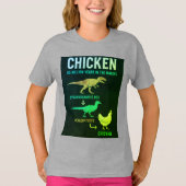 T-shirt Poulet : 65 millions d'années dans la fabrication (Devant)