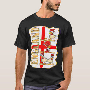 T-SHIRT POULET À DRAPEAU ANGLAIS