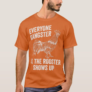 T-shirt Poulet Agricole Poulet Louvain Rooster Hen Funny