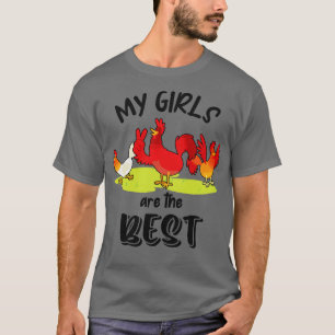 T-shirt Poulet Agriculteur Volaille Amant Drôle Dire