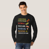 T-shirt Poulet Aile Poulet Aile Hotdog Et Bologne Enfants (Devant entier)