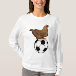T-shirt Poulet aux sports de football