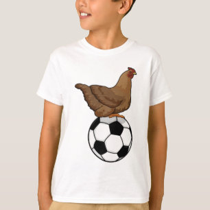 T-shirt Poulet aux sports de football