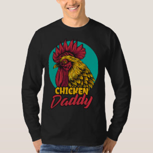 T-shirt Poulet Beurre de poulet Poulet père fermier
