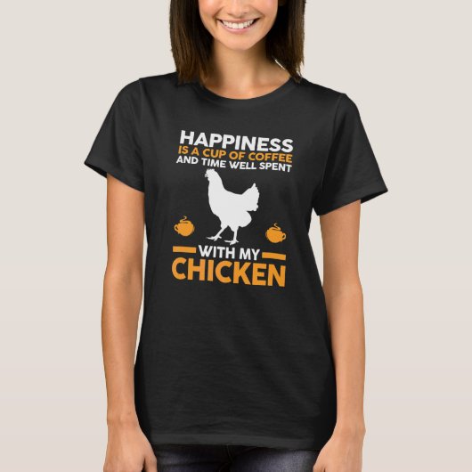 T-shirt Poulet Café (Devant)
