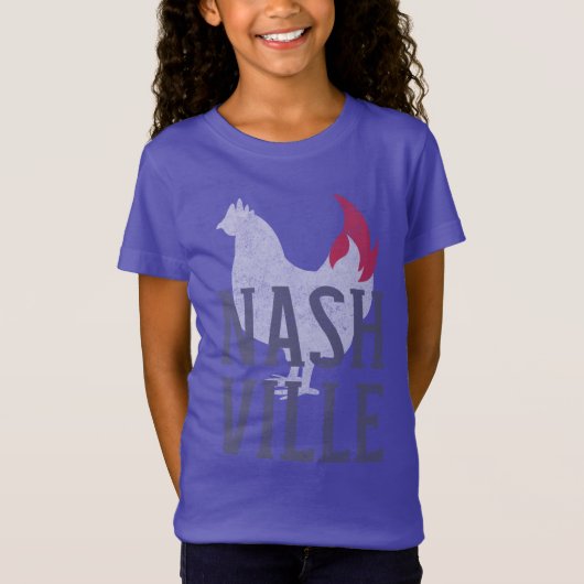 T-Shirt Poulet chaud de Nashville (Devant)