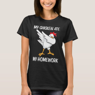 T-shirt Poulet cool Pour Enfants Garçons Dabbing Fowl P do