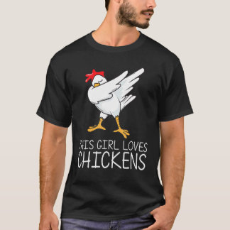 T-shirt Poulet Cool Pour Filles Enfant Dabant Volailles P