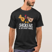 T-shirt Poulet cool Pour Hommes Femmes Rooster Hen Poussin (Devant)