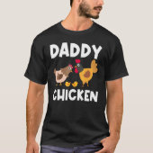T-shirt Poulet cool Pour Hommes Papa Rooster Hen Chicks Po (Devant)