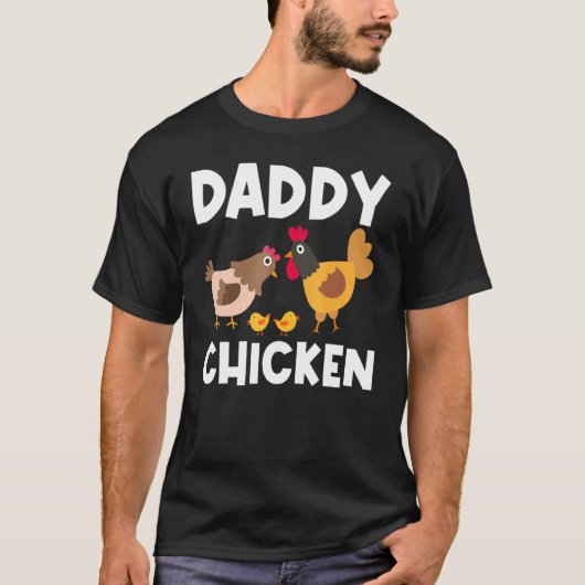 T-shirt Poulet cool Pour Hommes Papa Rooster Hen Chicks Po (Devant)